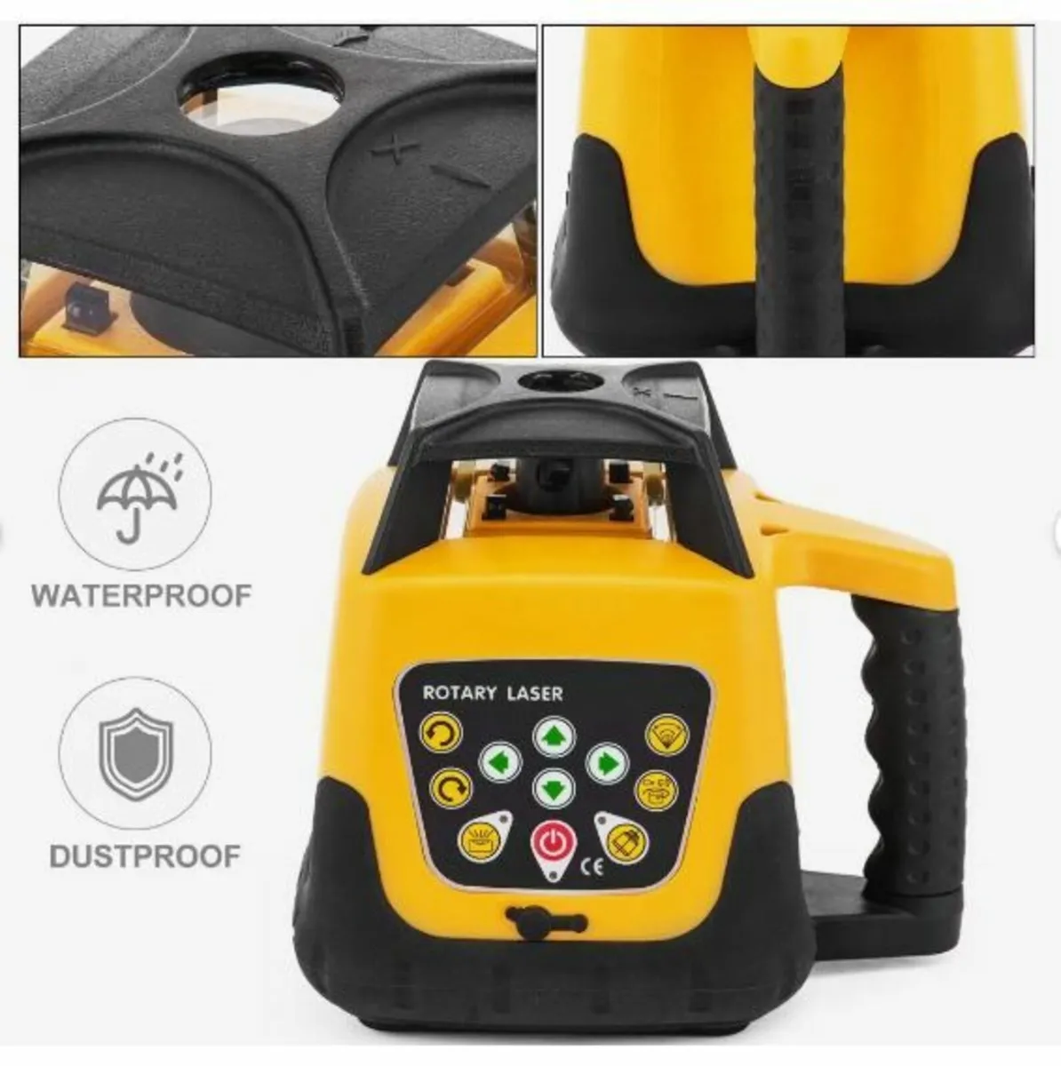 Rotary Laser Level Green Beam 500m - Image 3