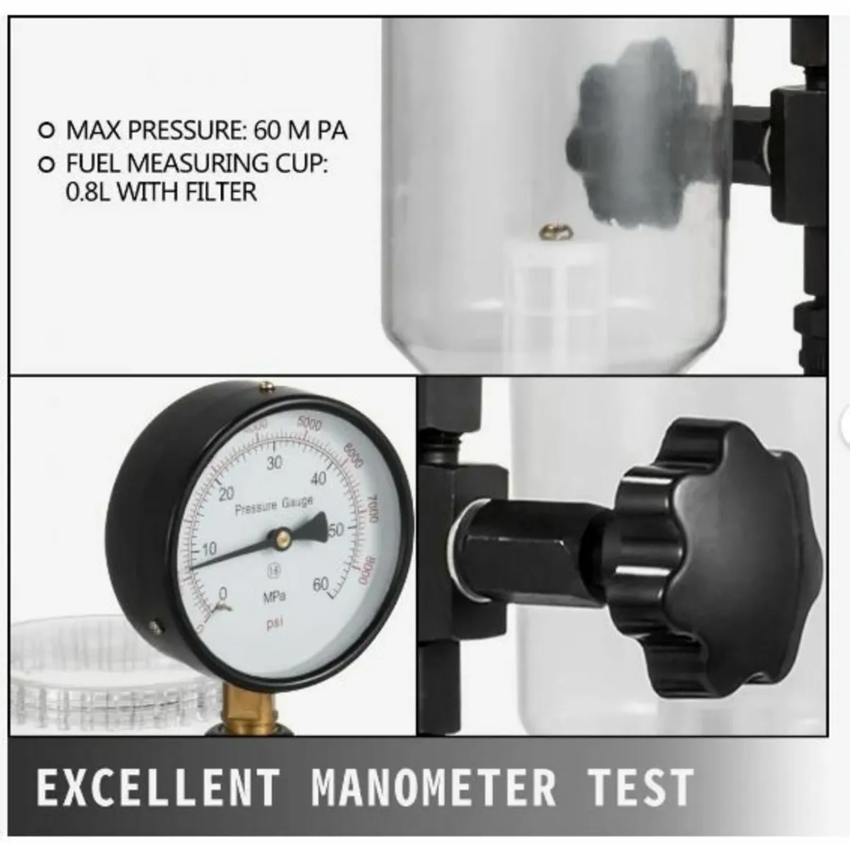 Diesel Injector Nozzle Pressure Tester, Fuel Inje - Image 4