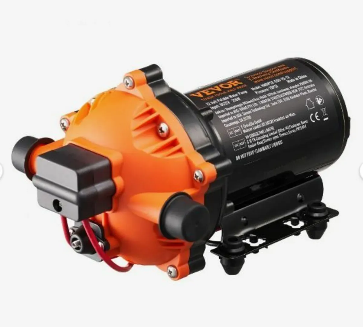 12V Diaphragm Pump 5GPM 18.93 L/min - Image 1