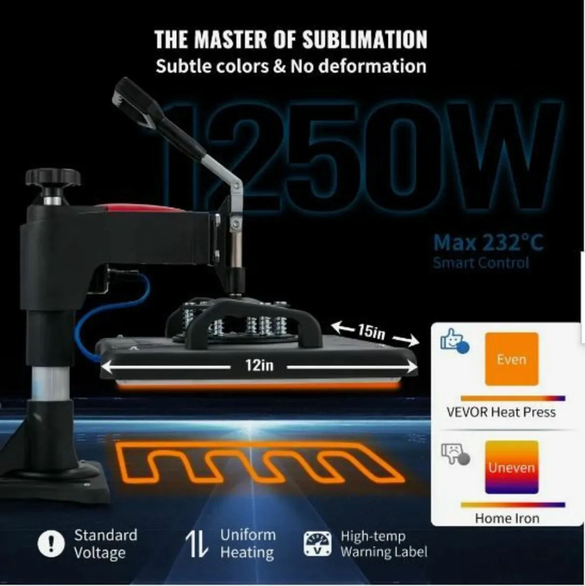 Heat Press, 5 in 1 Heat Press Machine Machine - Image 3