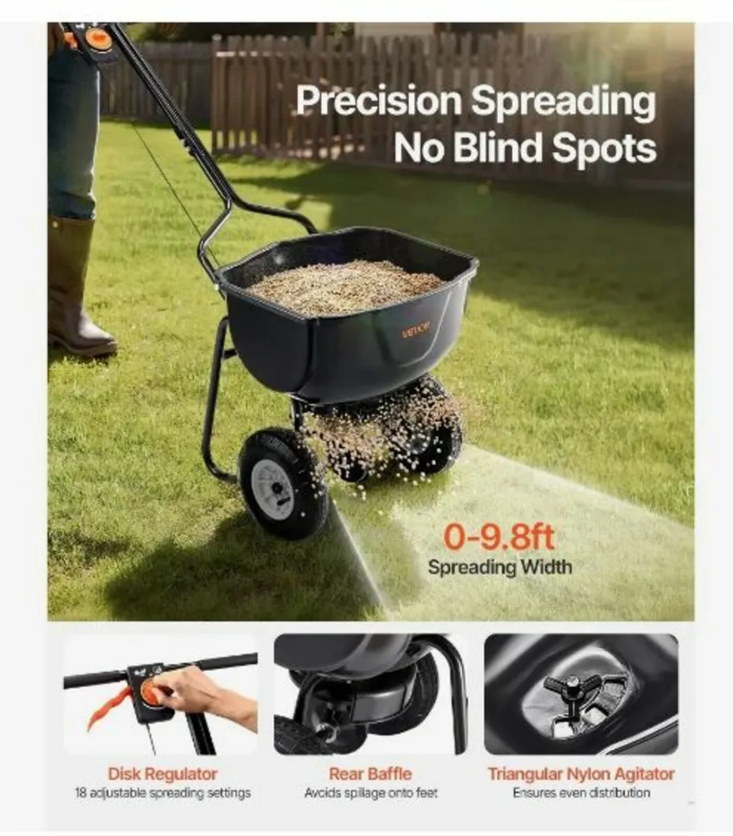 Walk-Behind Push Broadcast Spreader - Image 2