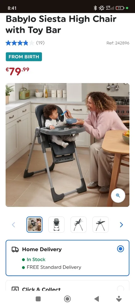 High Chair and Travel Cot - Image 4