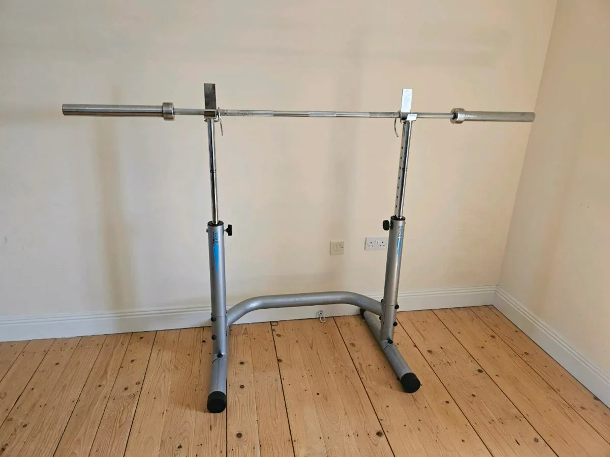 Adjustable heavy duty Bench press to Squat rack st - Image 3