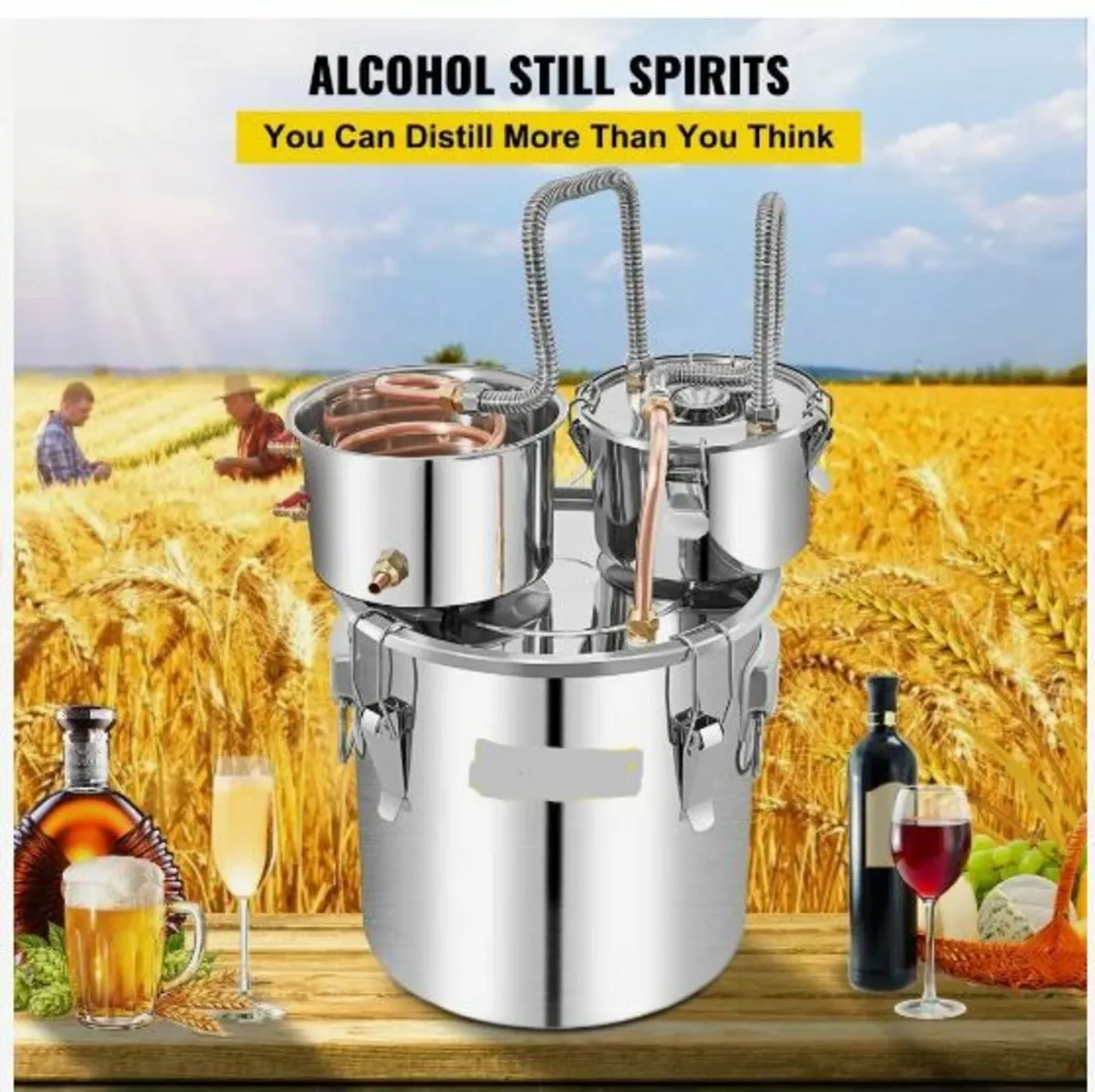 50L SUS Water Distiller w/ Condenser - Image 1