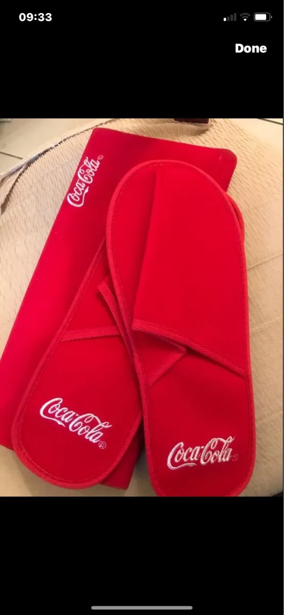 Coca Cola Bedroom Slippers - Image 1