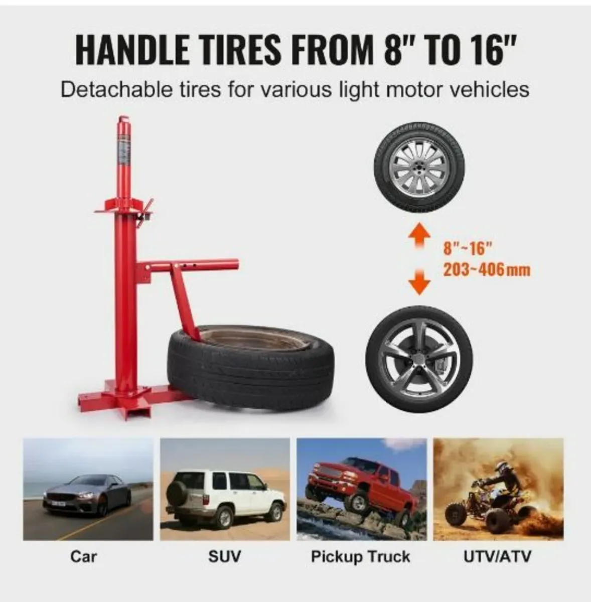 Portable Manual Tire Changer Bead Breaker Tool - Image 3