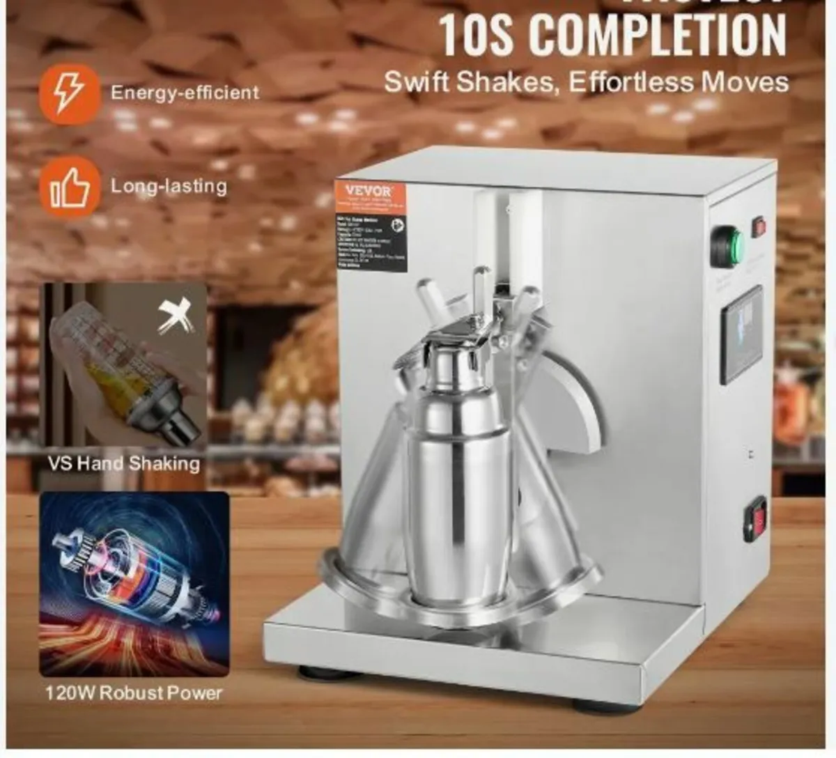 Milkshake Maker Machine 120W Electric - Image 3