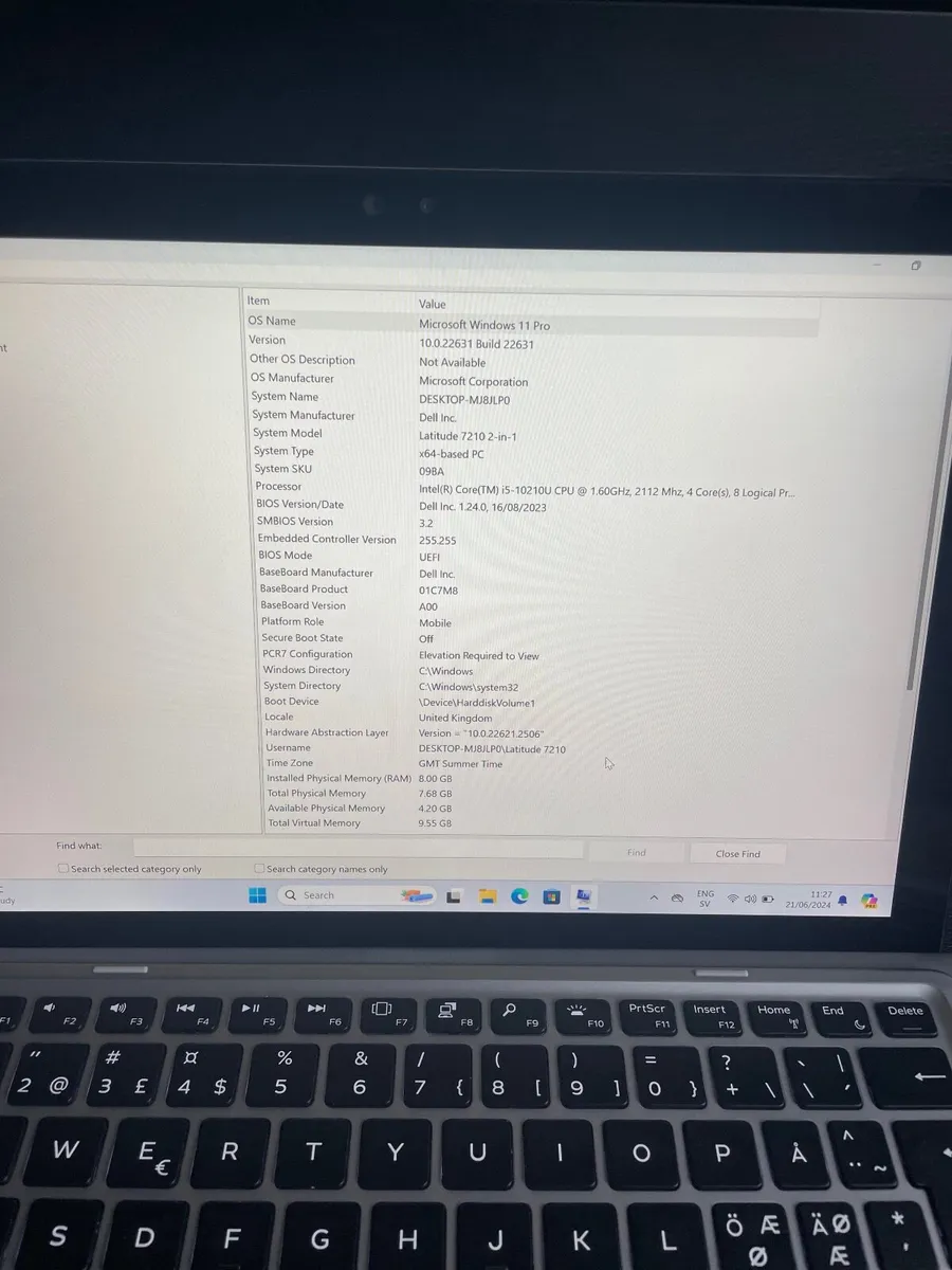 Dell Latitude 7210 2in1 Laptop i5/8GB/256SSD/FHD - Image 2
