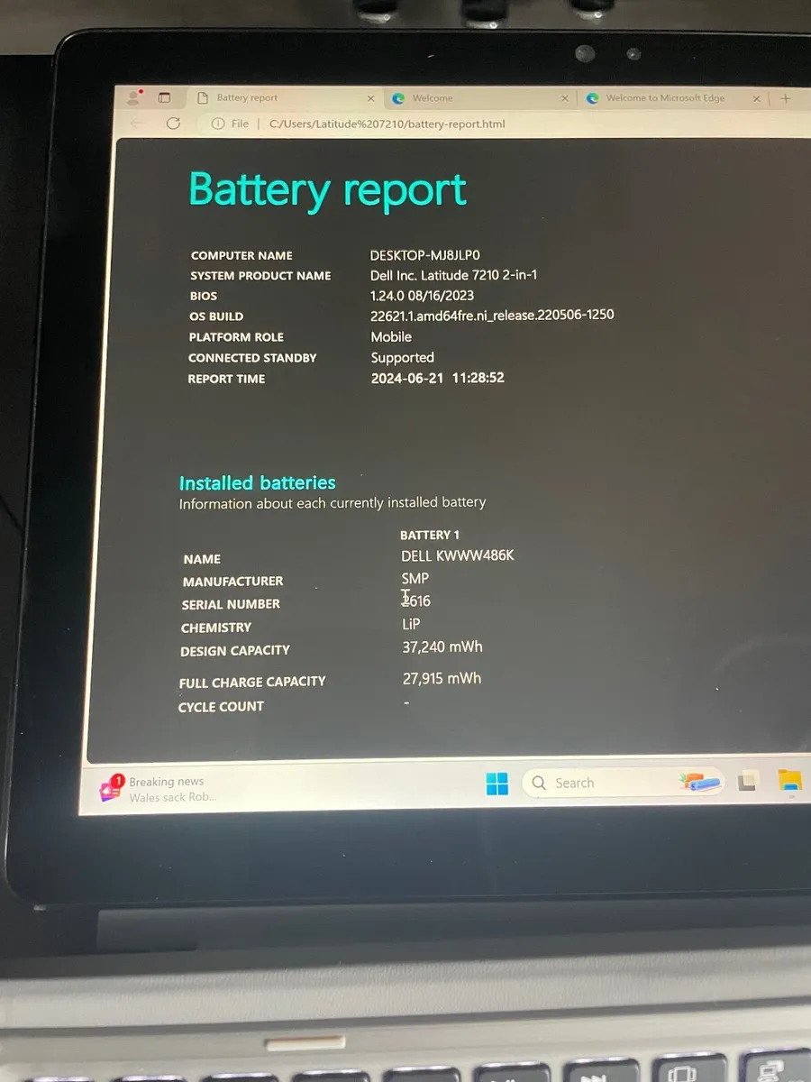 Dell Latitude 7210 2in1 Laptop i5/8GB/256SSD/FHD - Image 3