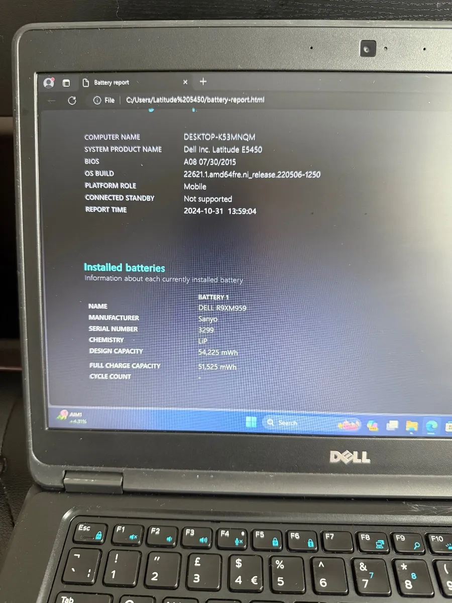 Dell Latitude e5450 Laptop i5/8GB/500HDD - Image 4