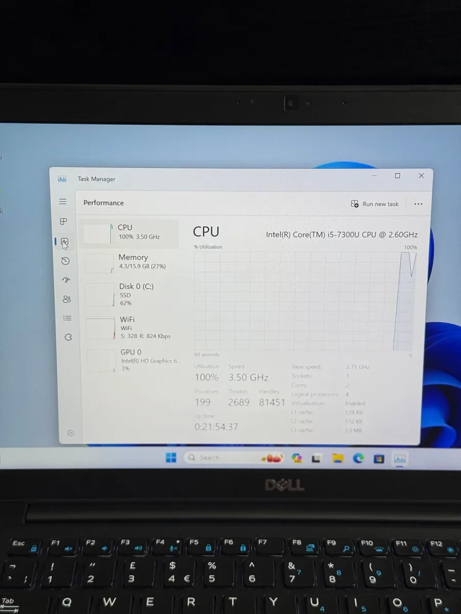 Dell Latitude 7490 Laptop i5/16GB/256SSD/FHD - Image 3