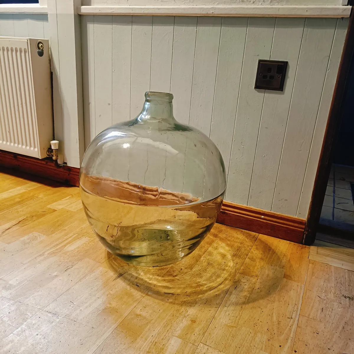 Large vintage Glass Carboy Demijohn - Image 2