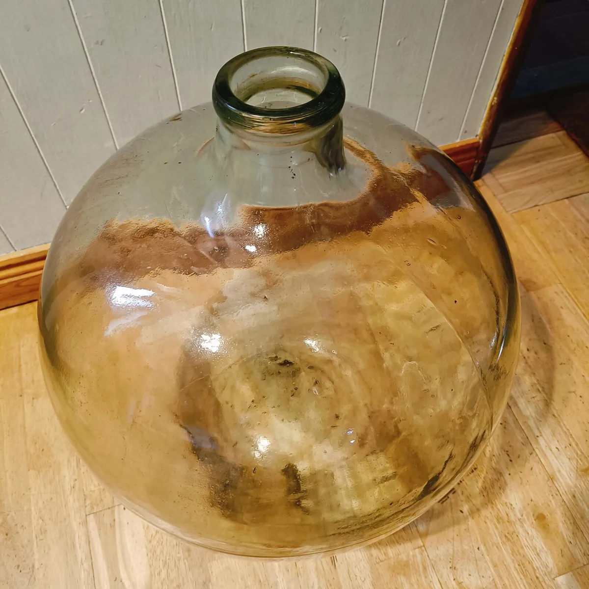 Large vintage Glass Carboy Demijohn - Image 3