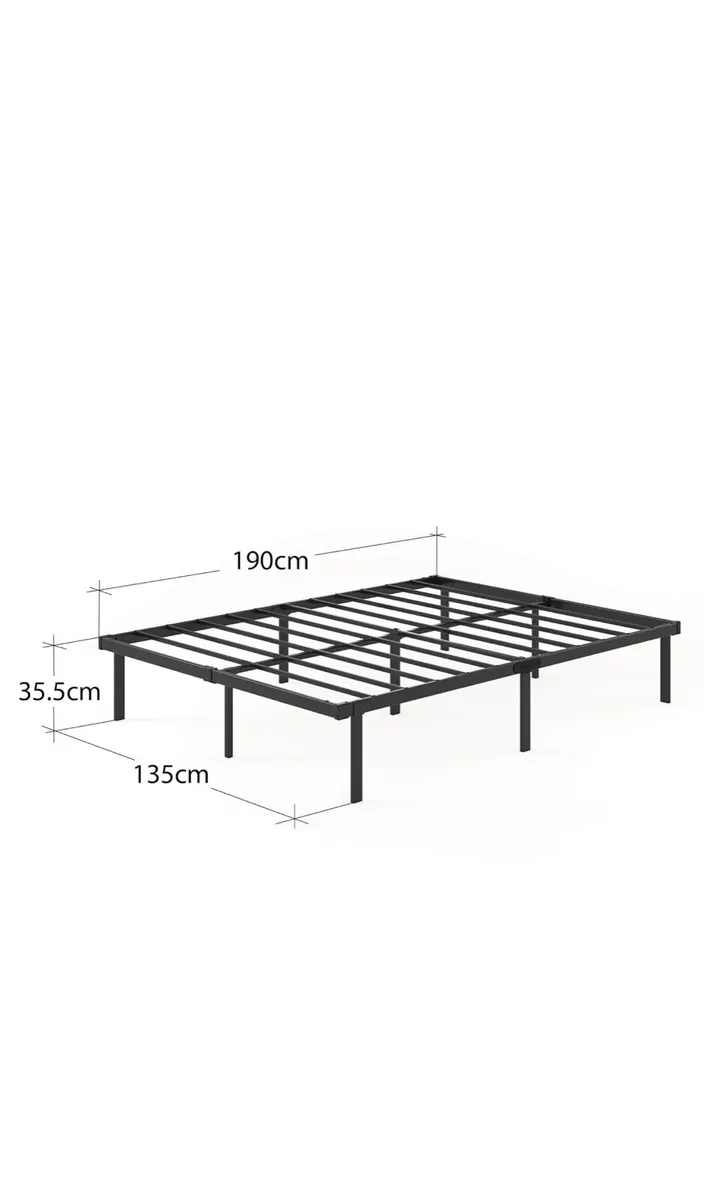 Double bed steel frame - Image 2