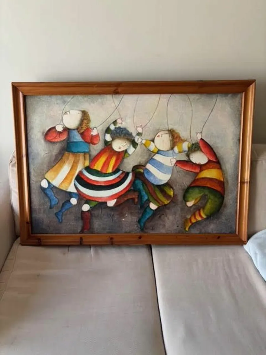 Framed Oil Paintings - Image 1