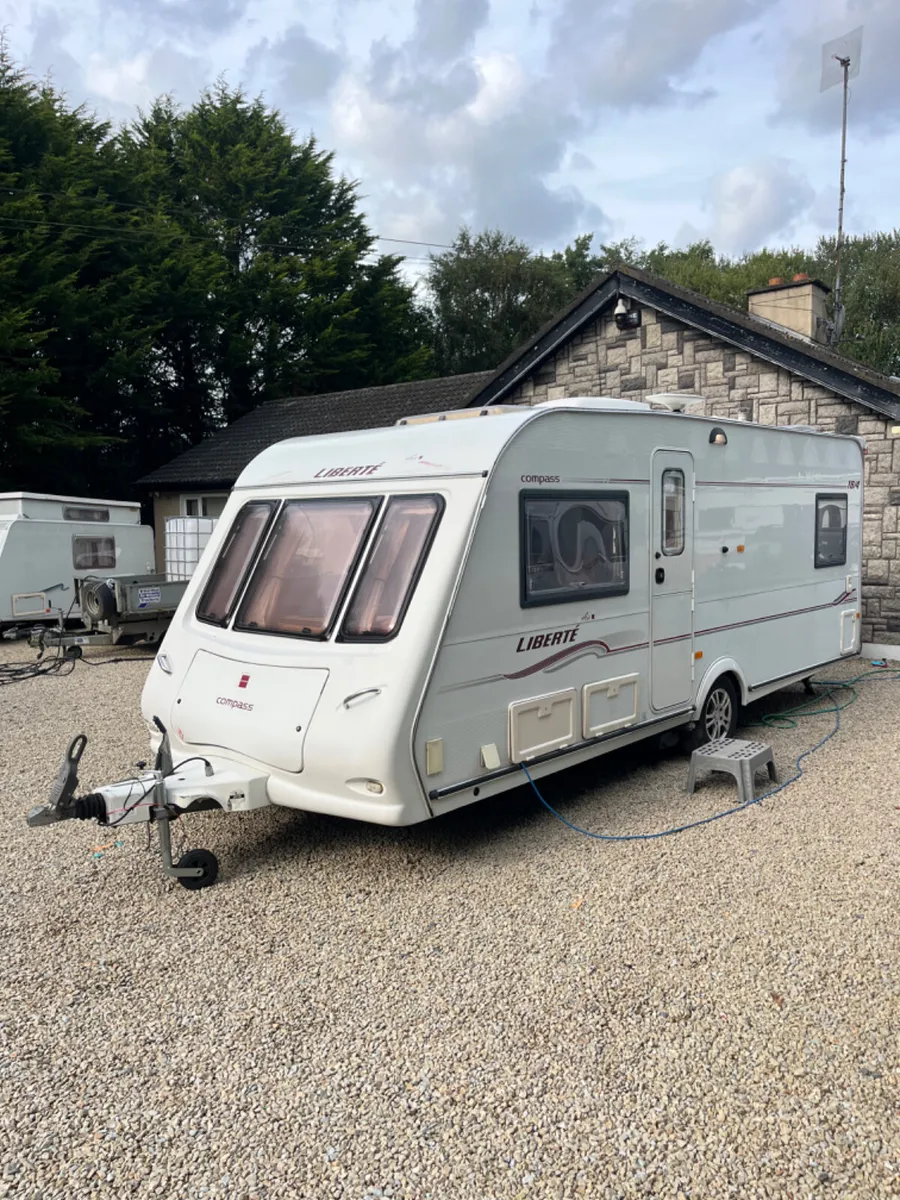 Compass 4 Berth Fixed Bed Caravan For Sale - Image 1