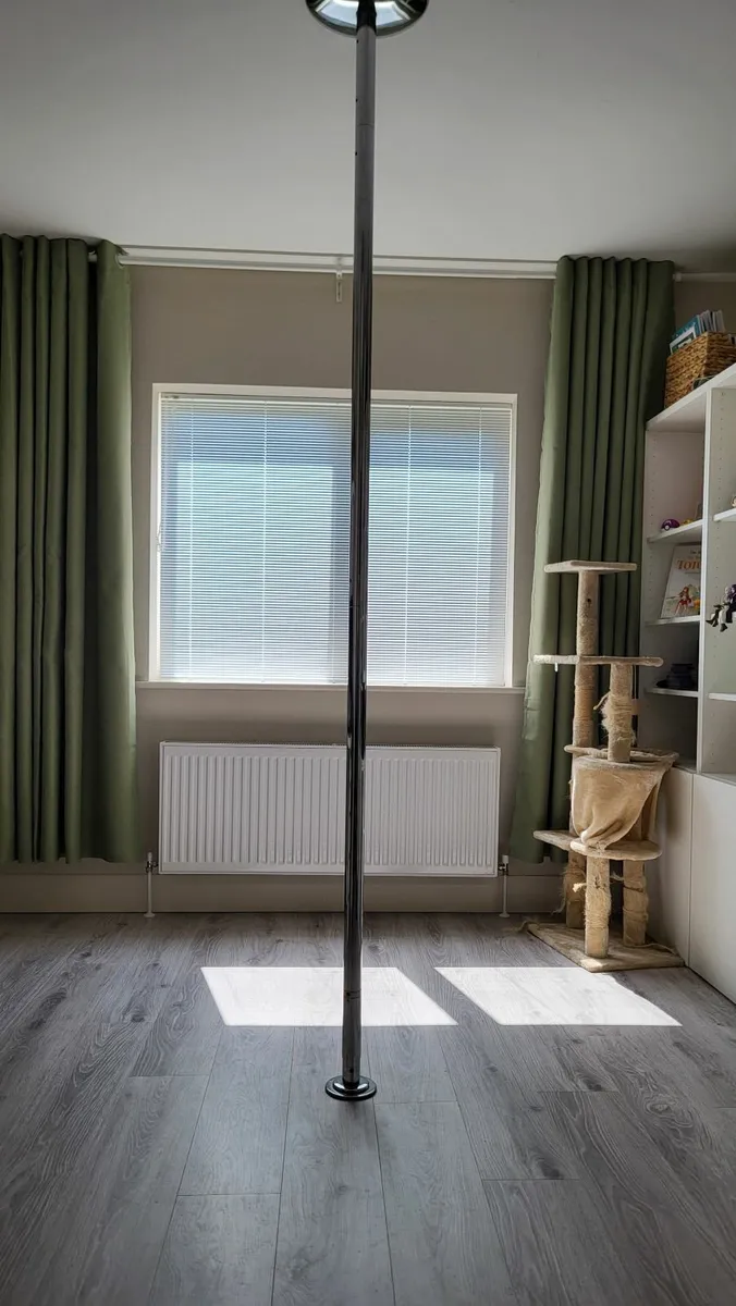 Pole dance pole and crash mat - Image 1