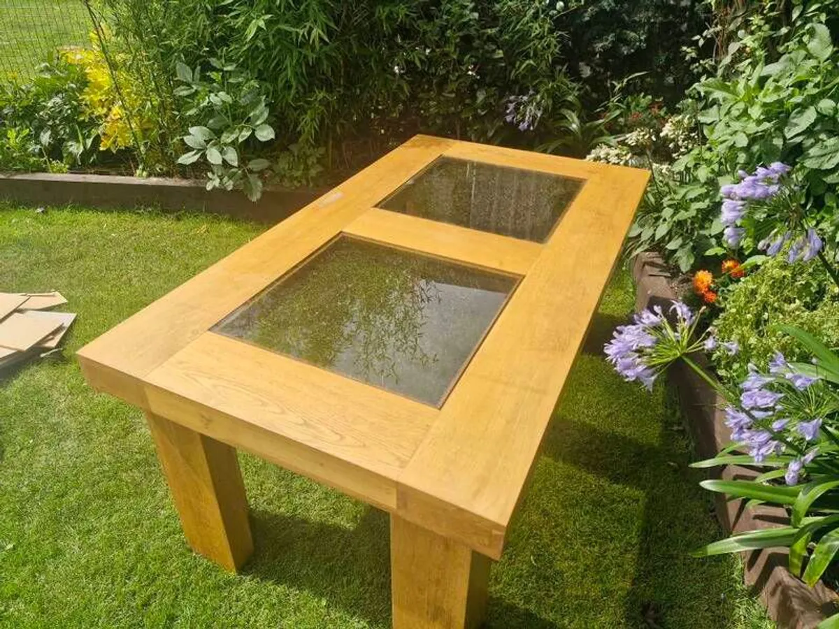 solid oak table - Image 2