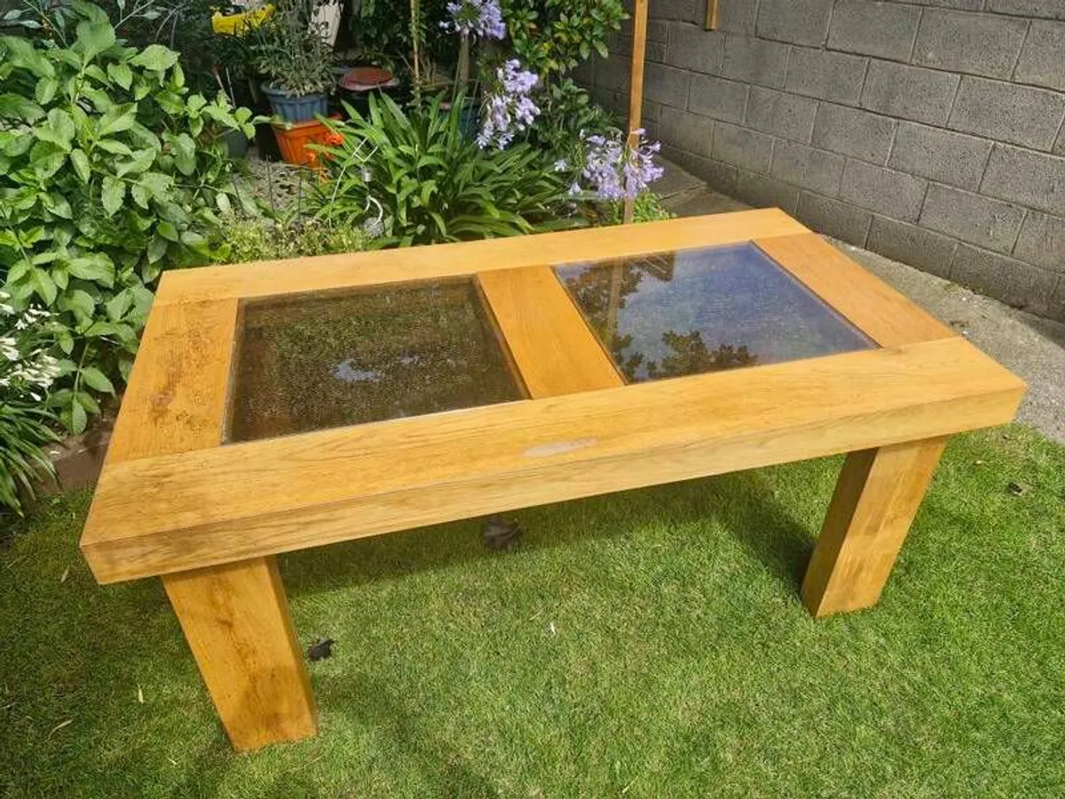 solid oak table - Image 3