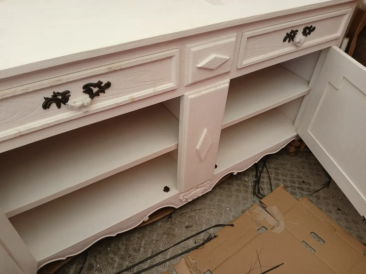 Traditional dresser cabbinet old style new - Image 4