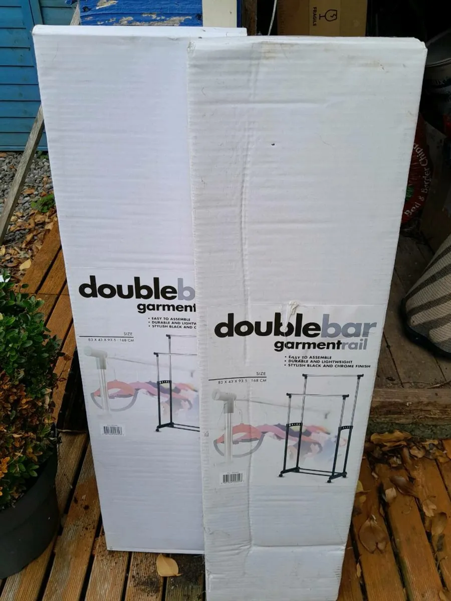 Double Hanging Garment Rails 2 for €40 - Image 1