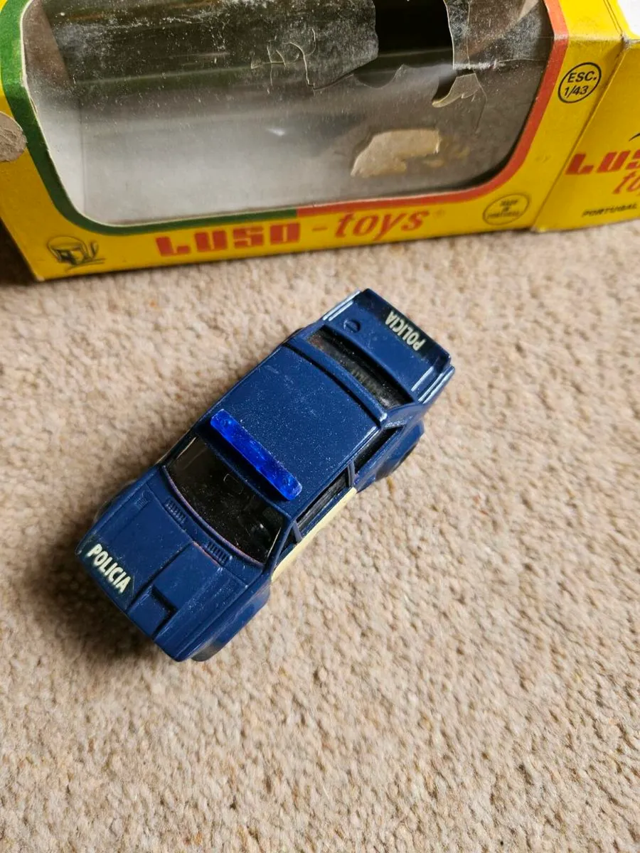 Corgi Luso Toys Fiat Abarth Police Car - Image 3
