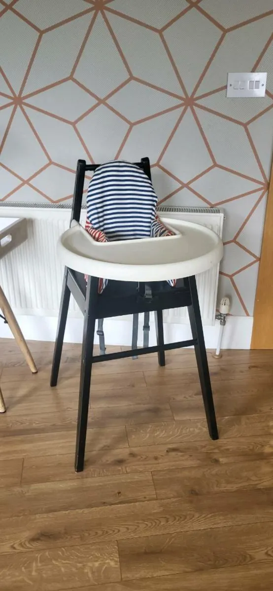 Wooden High Chair - Image 1