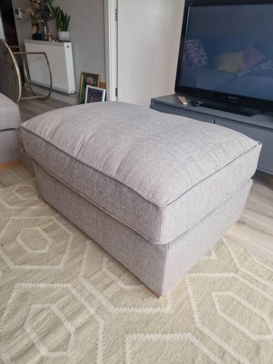 Grey Pouffe - Image 4