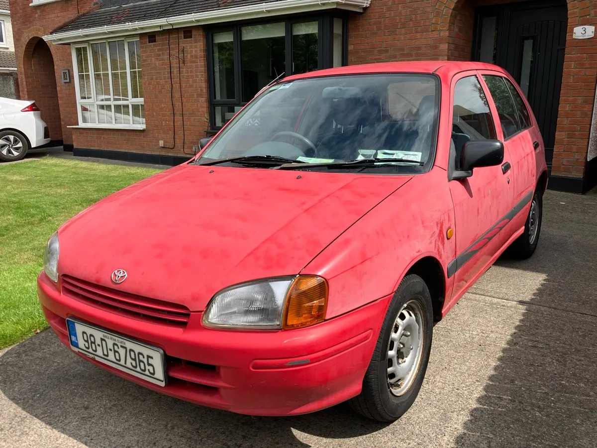 98 Toyota Starlet 89,000k miles NCT 2026 - Image 2