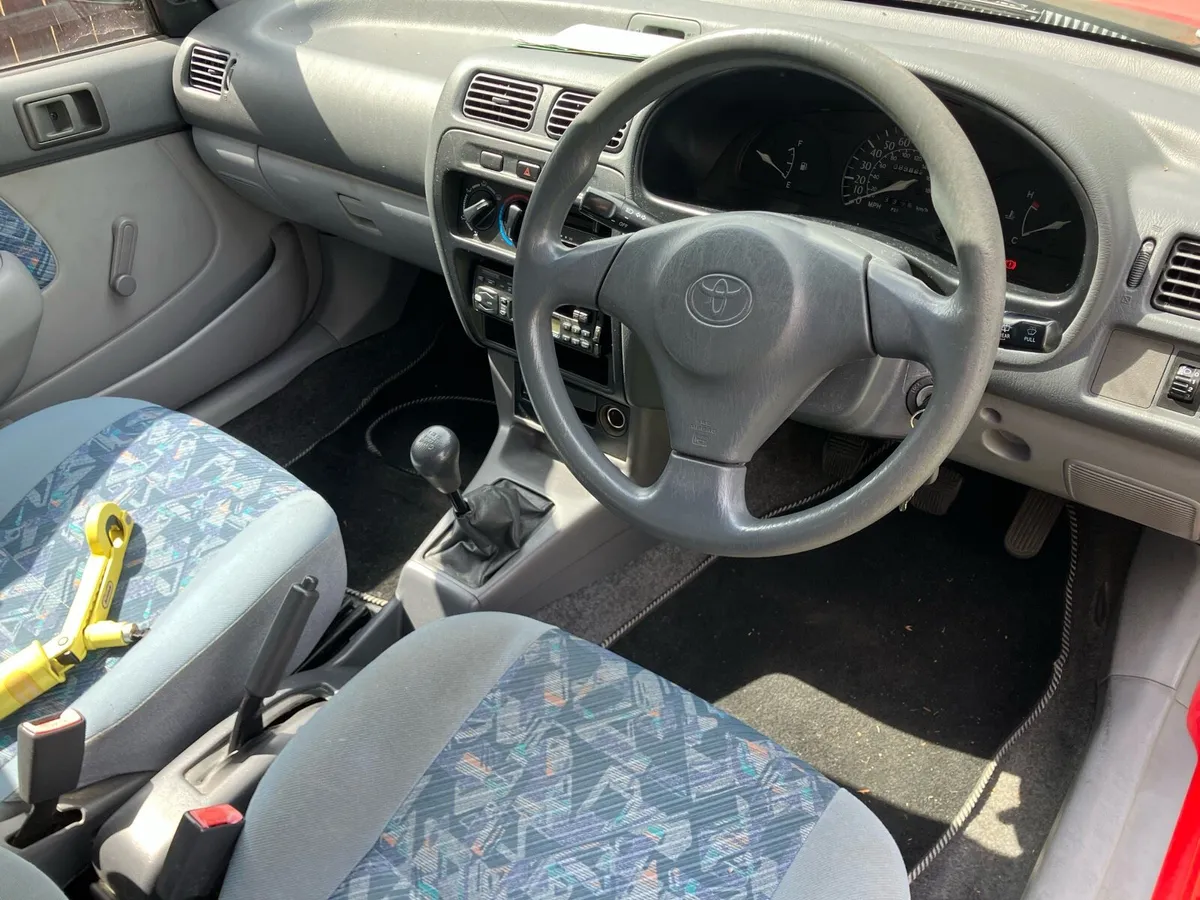 98 Toyota Starlet 89,000k miles NCT 2026 - Image 3