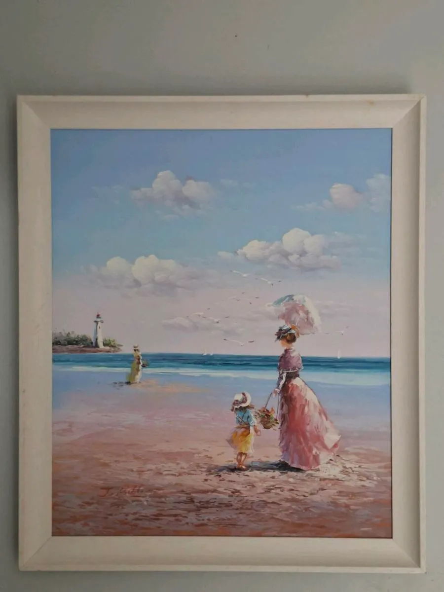 Stunning Large signed & framed Oil Painting - Image 1