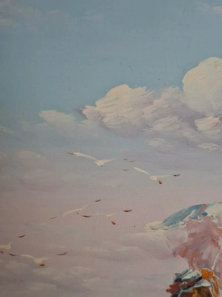 Stunning Large signed & framed Oil Painting - Image 3