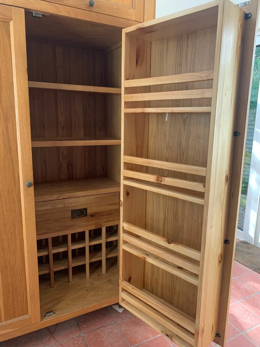 Oak Larder Cabinet - Image 2