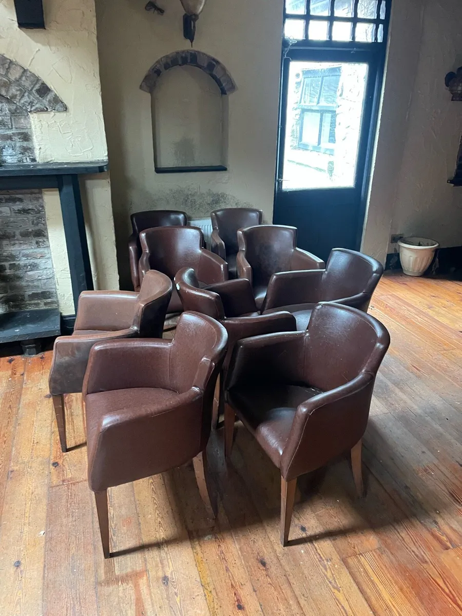 Leather chairs