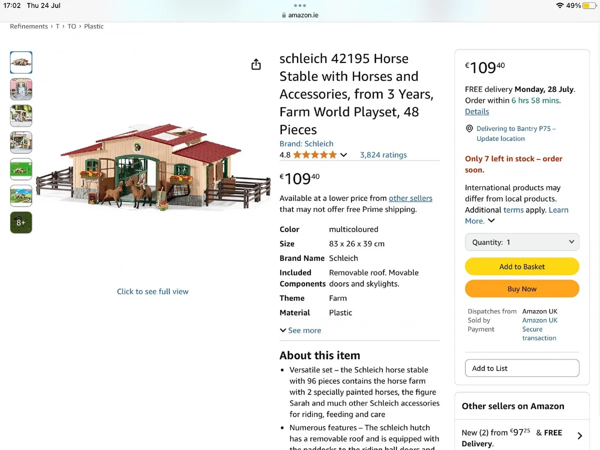Schleich horses- stable and horse box bundle - Image 4
