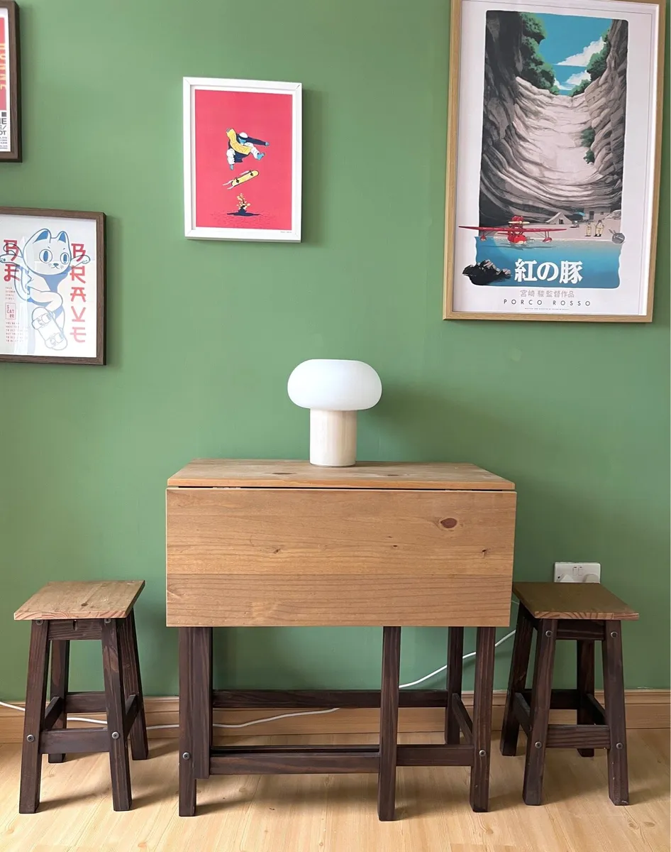 Foldable Table with Stools - Image 1