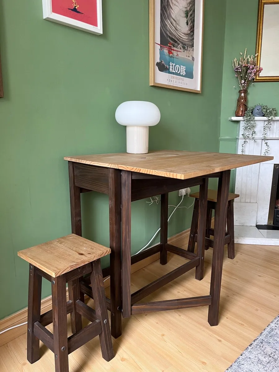 Foldable Table with Stools - Image 4