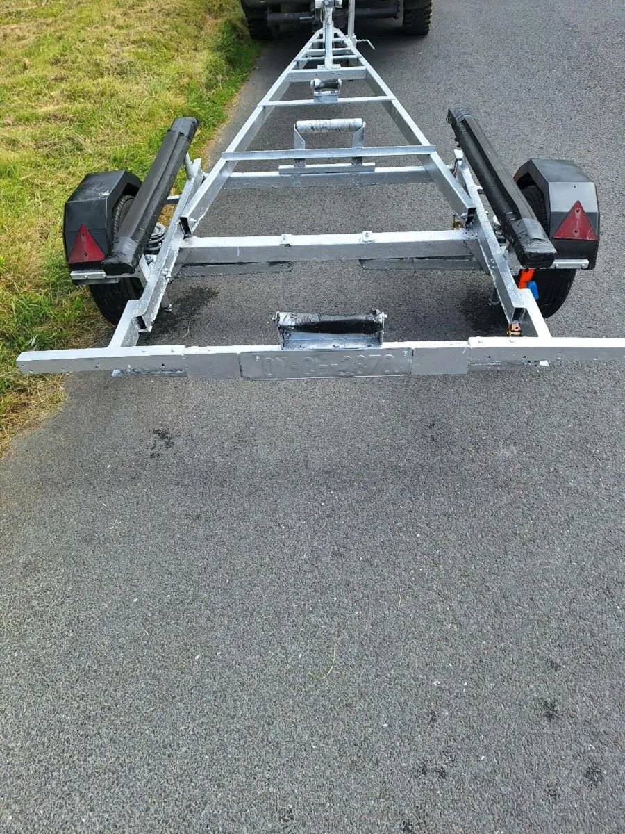 Inflatable boat, engine and trailer. - Image 3