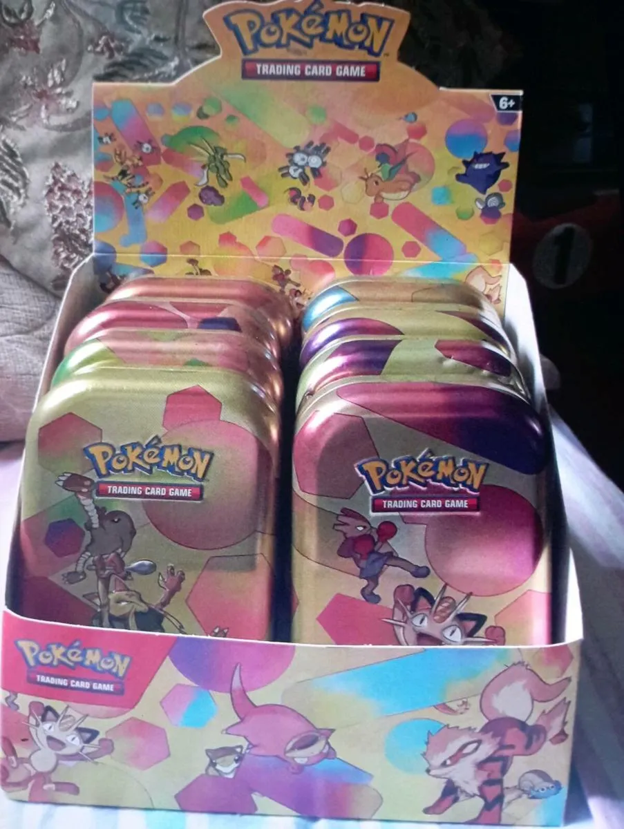 POKÉMON TRADING CARDS  151 TCG  DISPLAY EMPTY TINS - Image 1