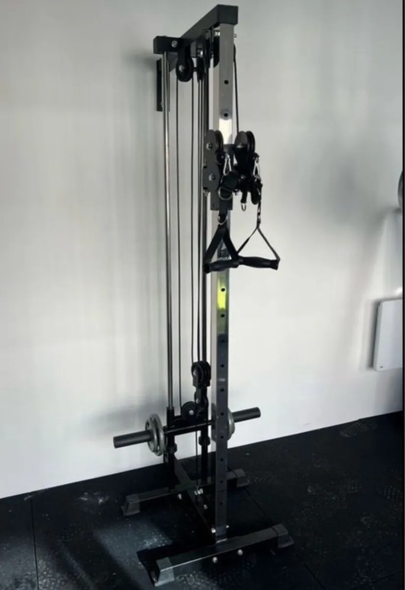 Wall or rack mounted dual cable pulley machine - Image 1