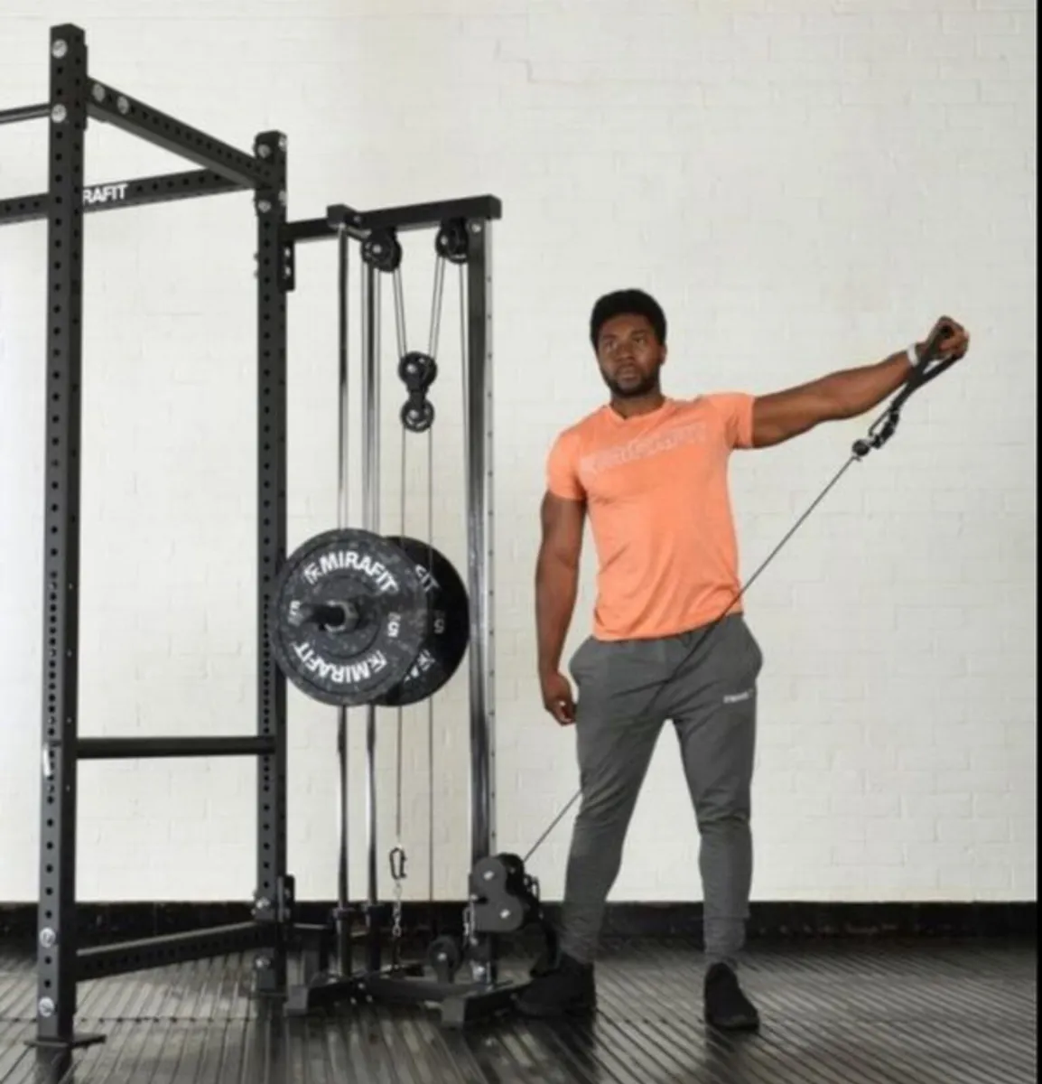 Wall or rack mounted dual cable pulley machine - Image 4