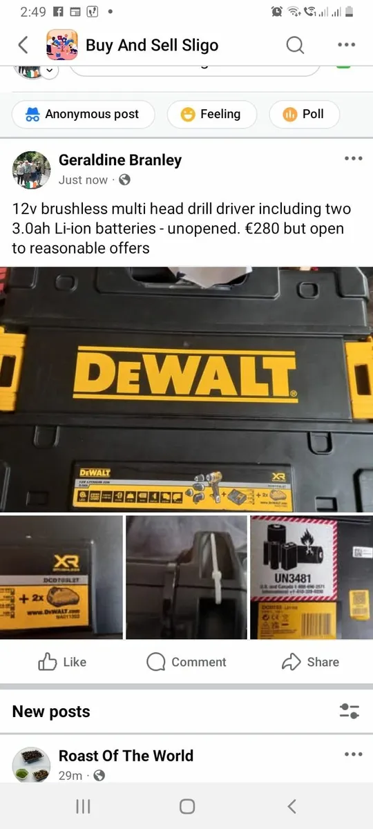 DeWalt 12v brushless multi head drill - Image 1