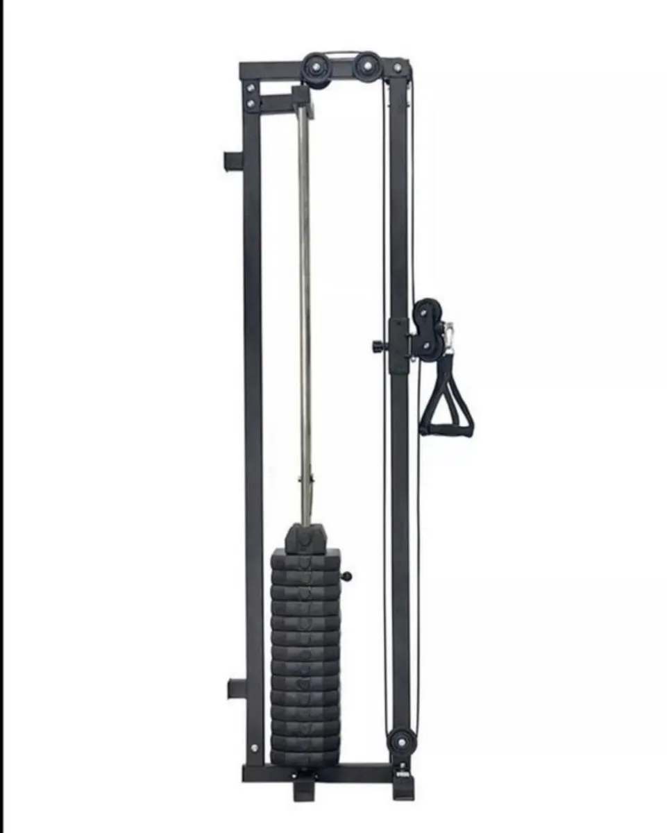 Wall mounted cable pulley machine 74kg stack - Image 3