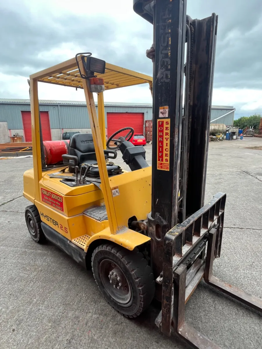 Mint 2.5t hyster forklift no vat - Image 2