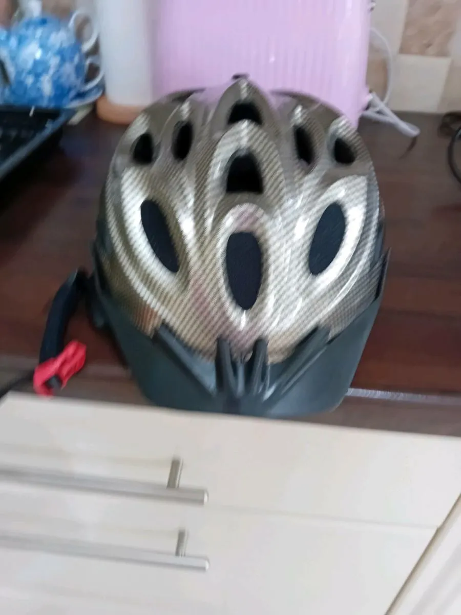 2 ADULT BIKE HELMETS AS NEW - Image 2
