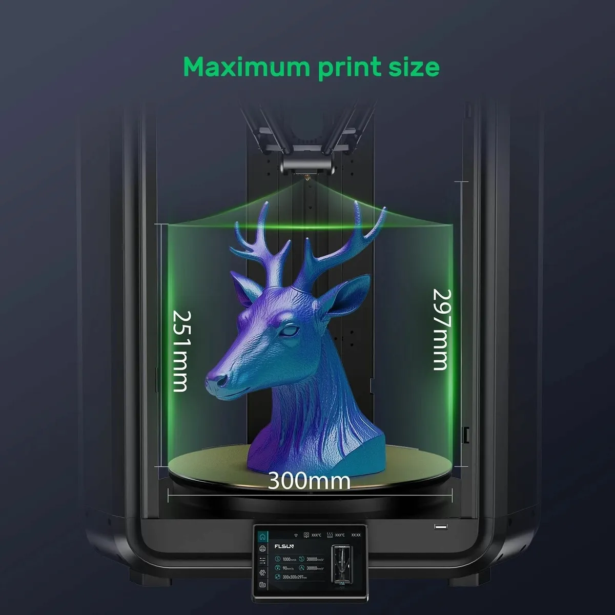 FLSUN T1 MAX - Professional  Delta 3D Printer TFDM - Image 3