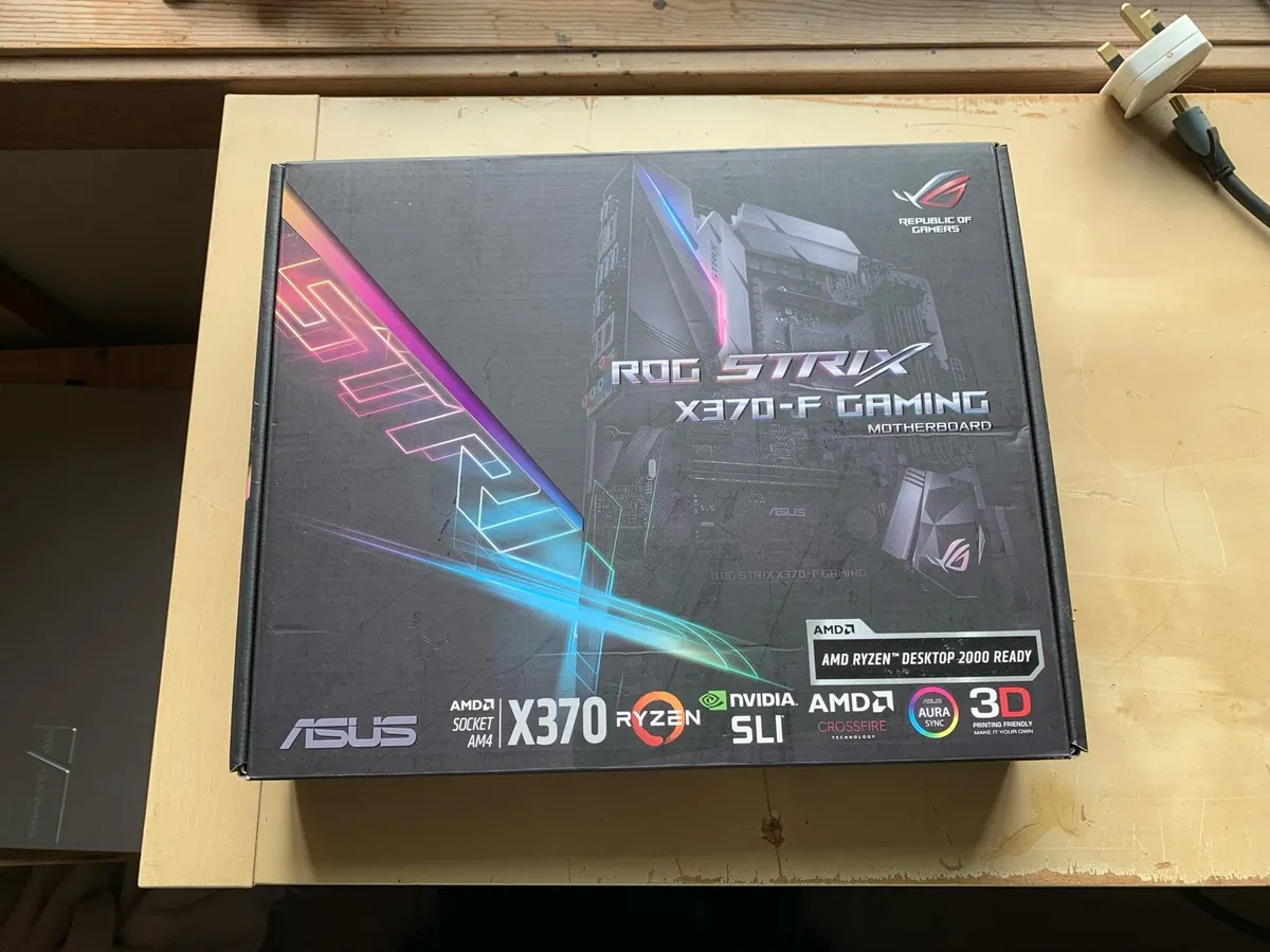 ASUS ROG STRIX x370-f gaming motherboard - Image 1