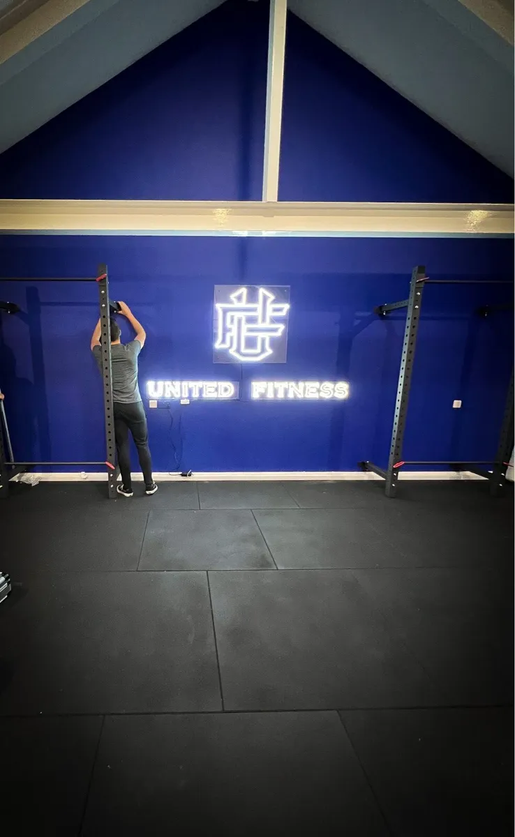 Wall mounted foldable squat rack (new in box) - Image 4