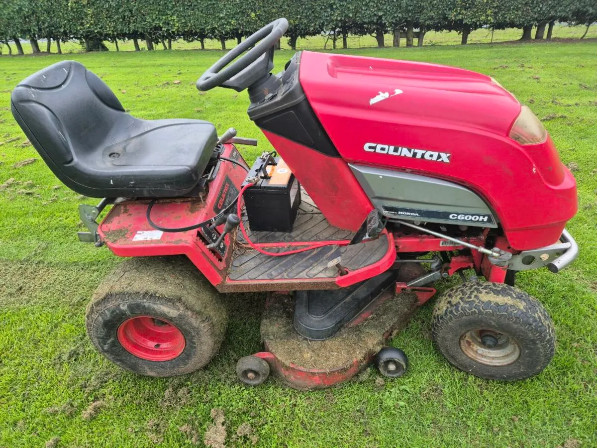 Countax c600h ride on mower - Image 1