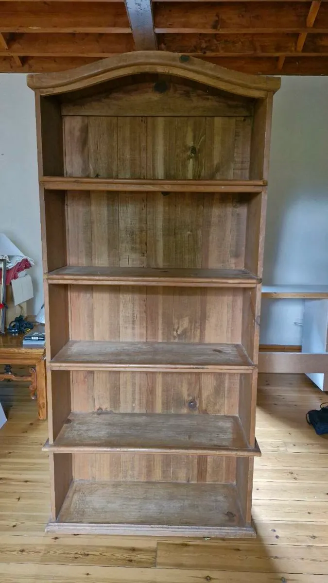 Solid Pine Bookcase - Image 1